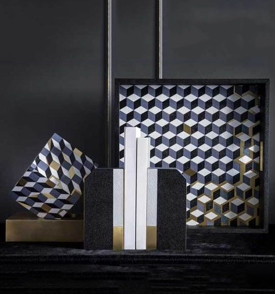 Milan Deconstructed Cube Bookends