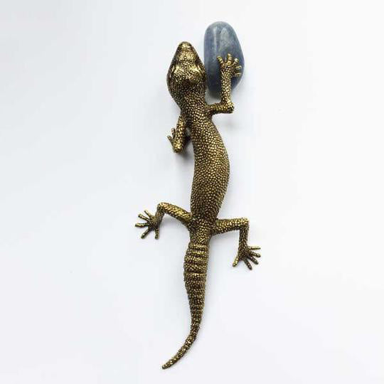 Maison Bijoux Gecko Paperweight - Gray Sodalite